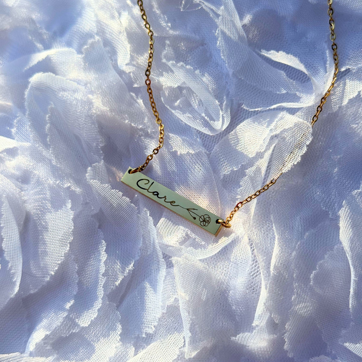 Birth Flower Necklace