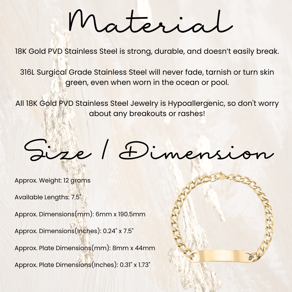 Birth Flower Curved Bar Bracelet