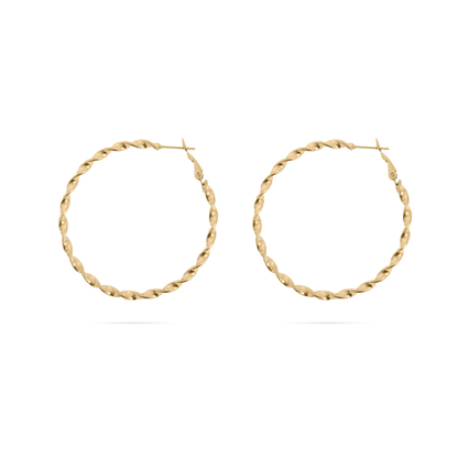 Twist Hoop Earrings
