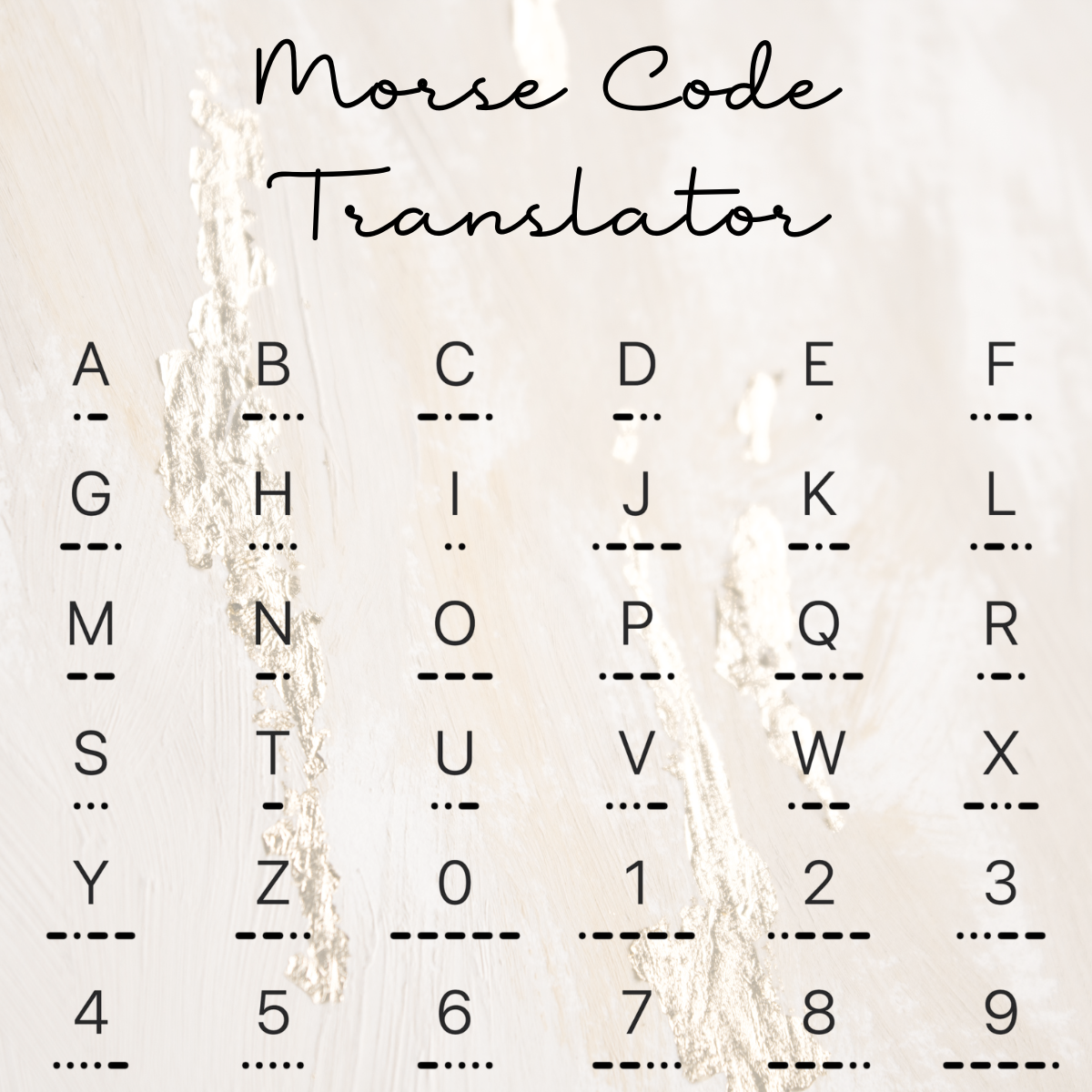 Morse Code Necklace