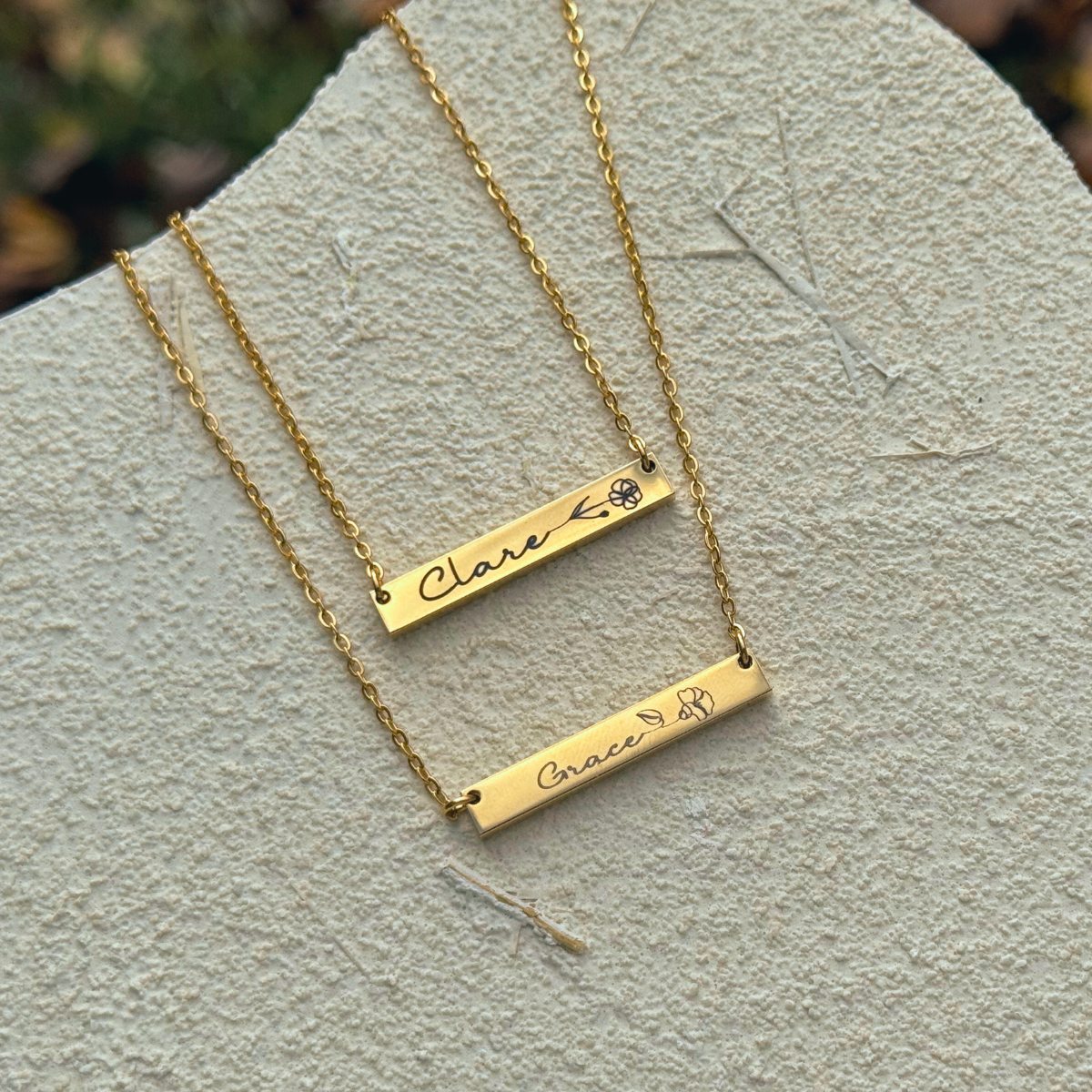 Birth Flower Necklace