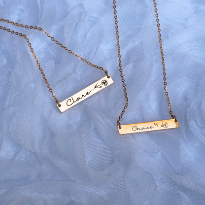 Birth Flower Necklace